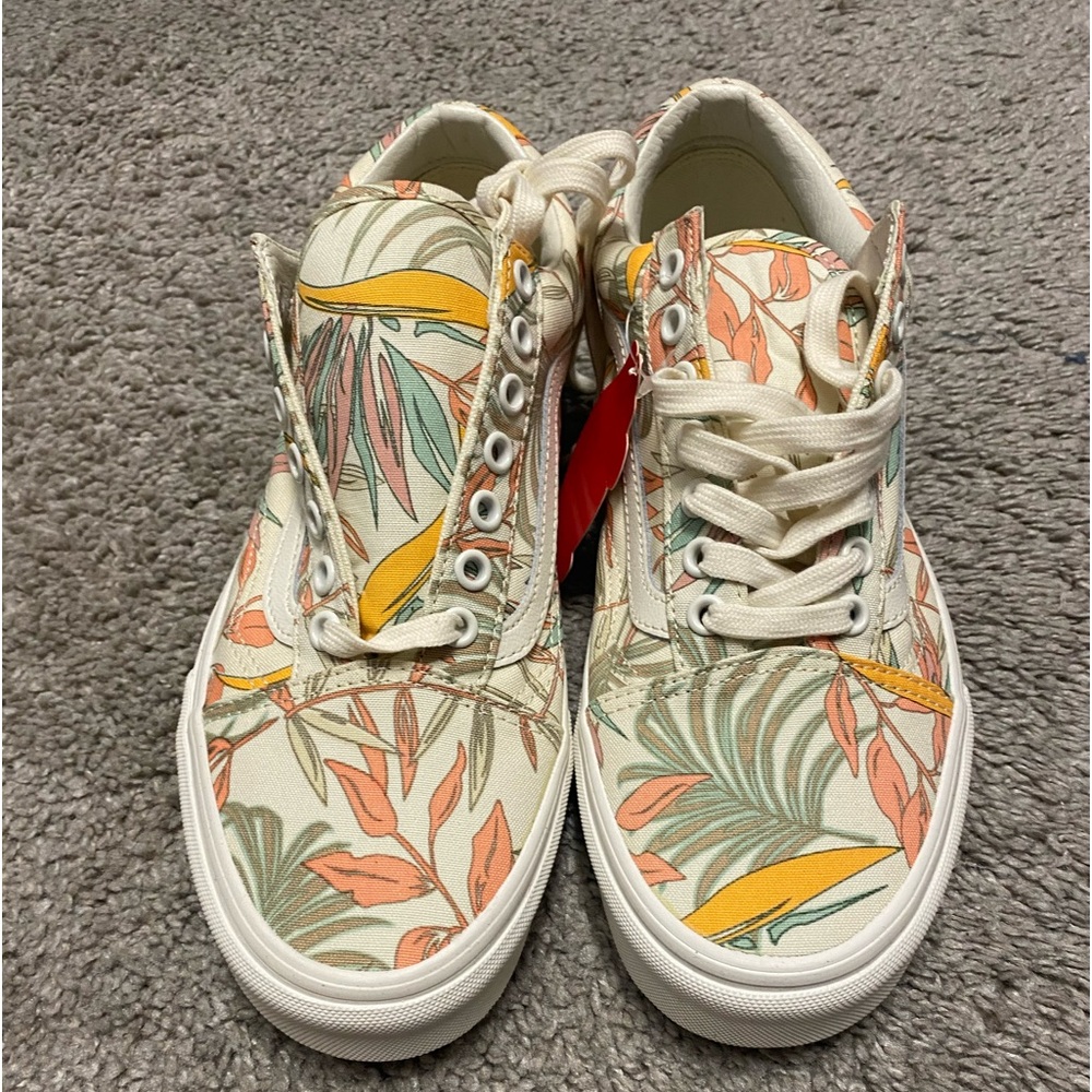 Men Size 8 California Floral Vans